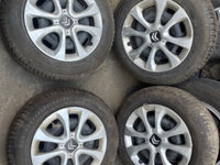 Jante tabla citroen cu capace oem pe 15" 4x108 6,5j et20 fara anvelope