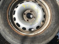 Jante tabla pe 15" 4x108 peugeot cu anvelope 215/65/15