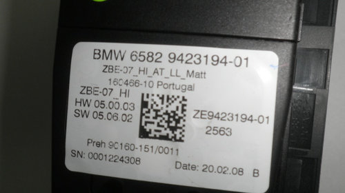 Joystick iDrive BMW Seria 2 F44 , Seria 1 F40, Seria 3 G20 G21, 9423194