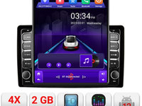 K-2din-2 Navigatie dedicata universala 2din-2 ecran tip TESLA 9.7" cu Android Radio Bluetooth Internet GPS WIFI 2+32 DSP Quad C