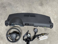 Kit airbag AUDI A4 B7 an 2005-2008 format din airbag volan, pasager, centuri si plansa bord