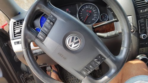 Kit airbag VW TOUAREG 7L FACELIFT 3.0TDI CAS 2008 (plansa bord + airbaguri + centuri + calculator airbag)