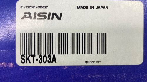 Kit ambreiaj 2.0 Diesel TOYOTA RAV 4 II (_A2_) [ 2000 - 2005 ], TOYOTA AVENSIS (_T22_) [ 1997 - 2003 ] Aisin SKT-303A