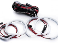 Kit Angel Eyes LED COTTON pentru BMW X3 E83 - 2x106mm + 2x131mm