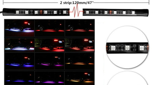 Kit banda LED SMD sub masina cu telecomanda AL-TCT-1002