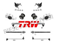 Kit brate fata VW Golf 5, TRW, set complet 12 piese
