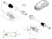 KIT BURDUF PLANETARA ROATA DACIA SUPER NOVA, SOLENZA, LOGAN