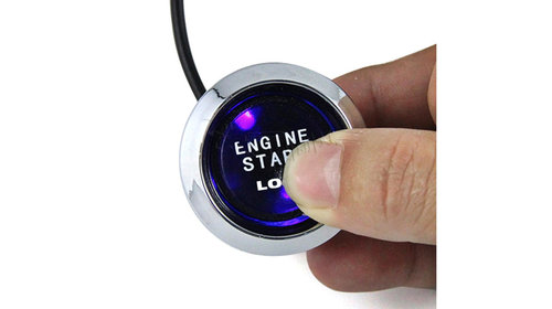 Kit buton pornire motor autoturism cu ilumina