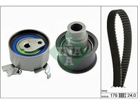 Kit curea distributie Opel Astra F (56 , 57 ), 1991-1998, Astra G Van (F70), 1999-2005, Kadett E Combo (38 , 48 ), 1986-1994, Vectra A (86 , 87 ), 1988-1995, Motorizare 1.7 D, INA