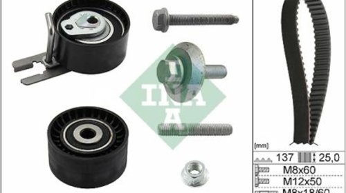 Kit de distributie INA pentru Citroen C2, C3,