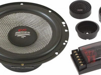 Kit Difuzoare cu 2 căi RADION-SERIES HIGH EFFICIENT Compo System 165 mm crossover plug'n'play 2x140/100 Watt 3 ohmi