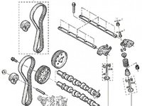 KIT DISTRIBUTIE 1.2 16V RENAULT 7701476745 <br>