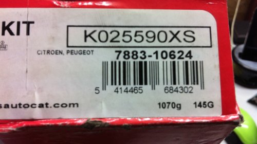 Kit distributie Boxer Jumper 2.2 2002 - 2006 Producator Gates cod K025590XS