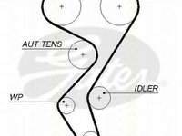 Kit distributie CITROEN BERLINGO MF TRISCAN 864728017