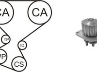 Kit distributie cu pompa apa PEUGEOT 206 SW (2E/K) (2002 - 2016) AIRTEX WPK-169201