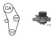 Kit distributie cu pompa apa VOLVO 850 combi (LW) (1992 - 1997) AIRTEX WPK-9274R01