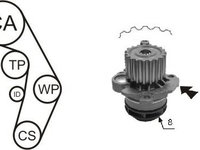 Kit distributie cu pompa apa VW JETTA III (1K2) (2005 - 2010) AIRTEX WPK-199801