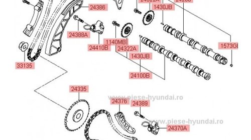 Kit distributie Hyundai Accent MC 1.5 Crdi ( 