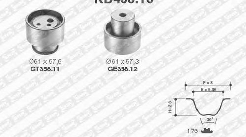Kit distributie LANCIA DEDRA SW 835 SNR KD458