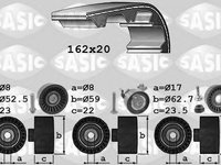 Kit distributie OPEL ASTRA G cupe F07 SASIC 1756064