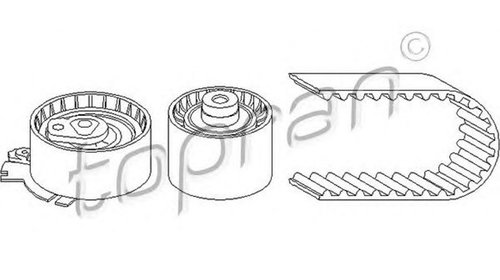 Kit distributie PEUGEOT 307 SW 3H TOPRAN 7227