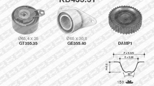 Kit distributie RENAULT CLIO II BB0 1 2 CB0 1