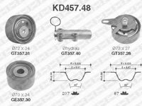 Kit distributie SKODA SUPERB (3U4) (2001 - 2008) SNR KD457.48