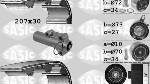 Kit distributie SKODA SUPERB 3U4 SASIC 175604