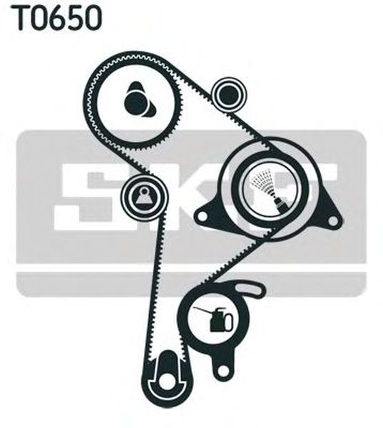 Kit distributie VW PASSAT Variant 3B5 SKF VKMA01014