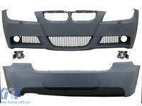 Kit Exterior compatibil cu BMW Seria 3 E90 (2005-2008) M-Technik Designcu Praguri Laterale