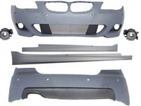 Kit Exterior Compatibil Cu Bmw Seria 5 E60 2007-2010 M-Technik Design Cu Pdc 18 CM CBBME60MTPDC18