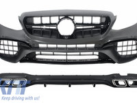 Kit Exterior Complet compatibil cu MERCEDES-Benz E-Class W213 (2016+) E63 Design Black Edition