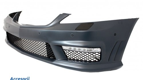 Kit Exterior Complet Mercedes-Benz S-Class W221 S63 S65 AMG Look 2005-2013 cu Ornamente Toba