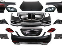 Kit Exterior Complet Mercedes S-Class W221 (2005-2013) Conversie Completa la W222 - livrare gratuita