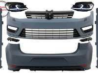 Kit Exterior Complet VW Golf VII 7 (2012-2017) cu Faruri LED Semnal Dinamic R-line