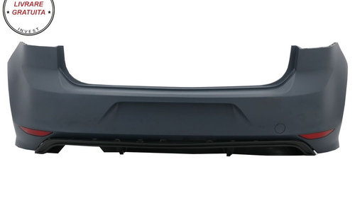 Kit Exterior Complet VW Golf VII 7 (2012-2017) cu Faruri 3D LED DRL Dinamic R-Line
