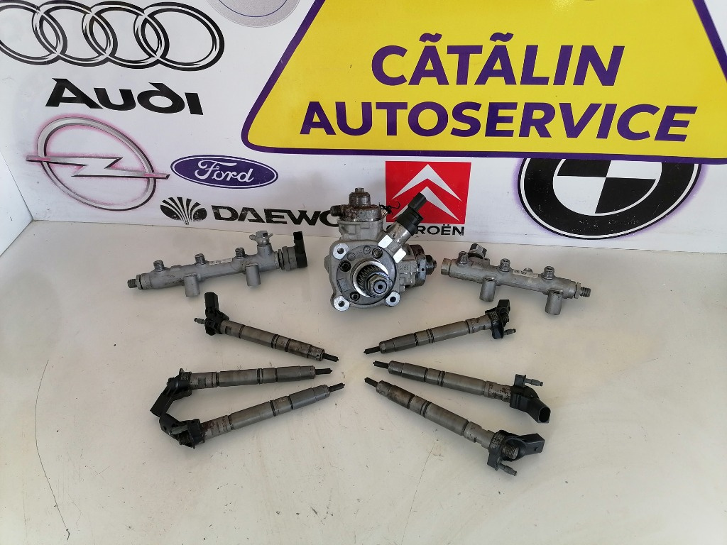 Kit injectie Audi A6 C7 3.0 TDI Cod inj 059130277CC Cod Rampa 059130089BS 059130090CM Pompa 059130755CA