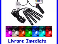 Kit interior LED 12 SMD RGB cu telecomanda - 22cm AL-080817-21