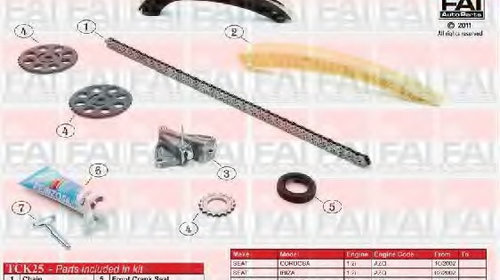 Kit lant de distributie TCK25 FAI AUTOPARTS p