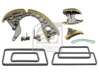 Kit lant distributie, Audi A4 (8K), A5 (8T), A6 (4F), Q7 (4L), VW Phaeton (3D), Touareg 1 (7L), Touareg 2 (7P), 2.7/3.0 TDI, Febi Bilstein, 057109229G