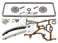 Kit lant distributie, Opel Astra A (H00), Astra G (T98), Astra H (A04), Corsa D (S07), Combo C, Vauxhall Corsa Mk2 (C), Agila Mk 1 (A), Zafira Tourer Mk3 (C), Astra Mk 6 (J) (P10), 1.4 benzina, Febi Bilstein, 6606022