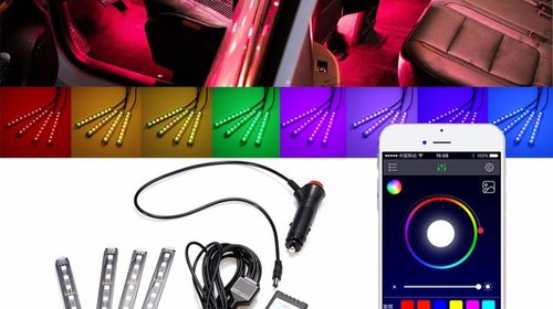 Kit Led Panel Lux Rgb 12.5CM Bluetooth