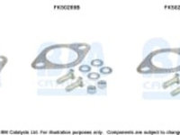 Kit montare evacuare ISUZU TROOPER II, OPEL MONTEREY A 3.1D/3.2 08.91-07.98