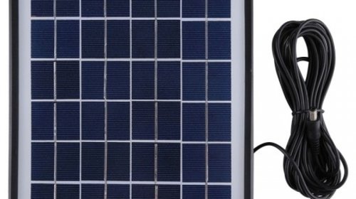 KIT Panou solar 22.5 x 19.5 cm + baterie + 2 becuri ( GLSOLAR01 )