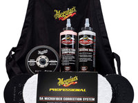 Kit paste polish si paduri microfibra DA Microfiber Correction System MEGUIAR'S