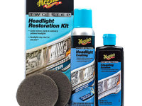 Kit polish faruri 2 pasi MEGUIAR'S Two Step Restoration Kit