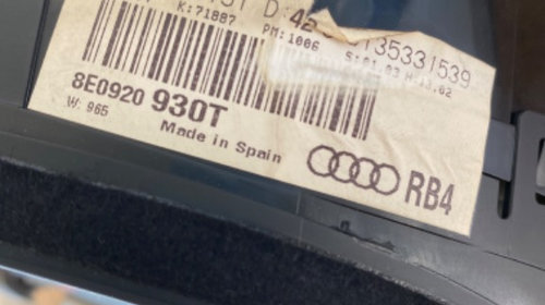 Kit Pornire Audi A4 B6 2,5 TDI 8E0907401J 0281011387