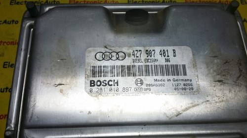 Kit pornire Audi A6 2.5 tdi 0281010897, 4Z7907401B