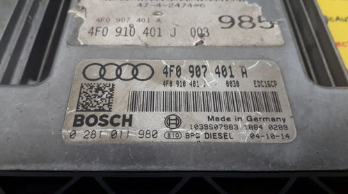 Kit pornire Audi A6 3.0TDI 4F0907401A, 0281011980