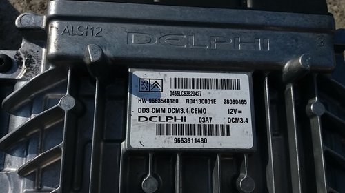 Kit pornire calculator ECU + BSI + chip Peugeot 407 2.0 HDI DELPHI